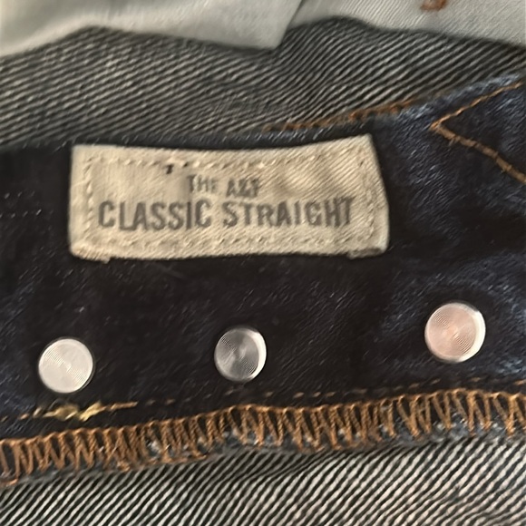 Men’s ABERCROMBIE & FITCH Classic Straight Leg Button Fly Denim Jeans Sz 30 x 32 - Picture 9 of 10